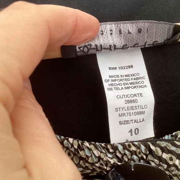 Vtg CONNECTED APPAREL Micro Pleat Built-in Jacket Dress Midi Size 10 Elegant - Picture 8 of 14